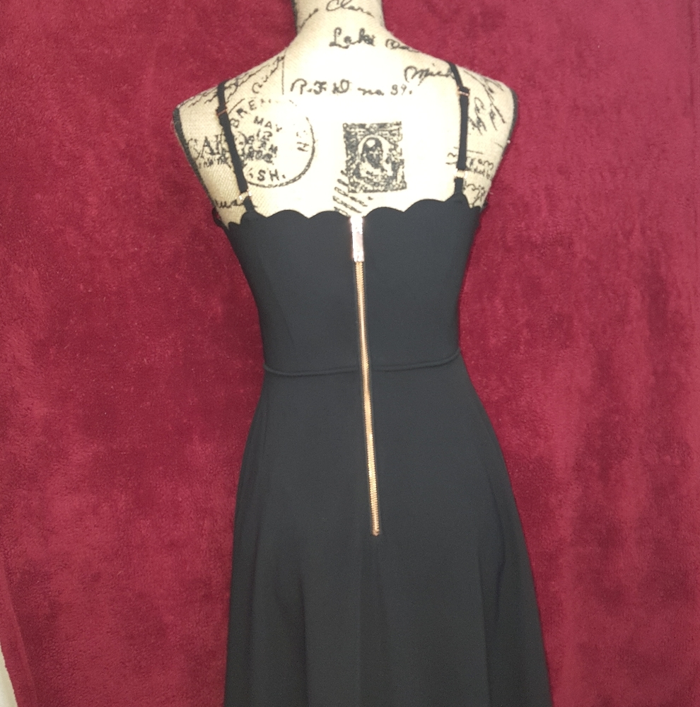 Ted Baker London Scallop Simbah Asymmetric Dress - Picture 10 of 12